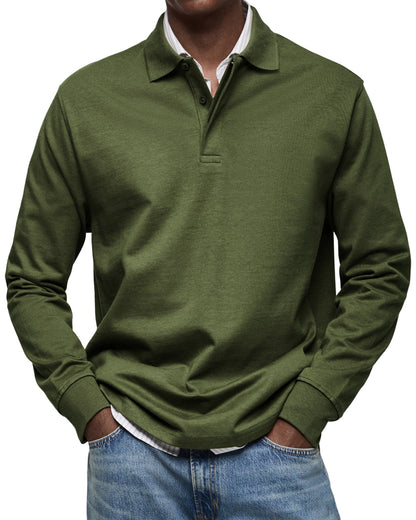 ZOUA | LUXURY LONG-SLEEVED POLO SHIRT