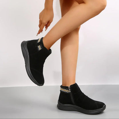 Aria | Women’s Zip-On Casual Ankle Boots