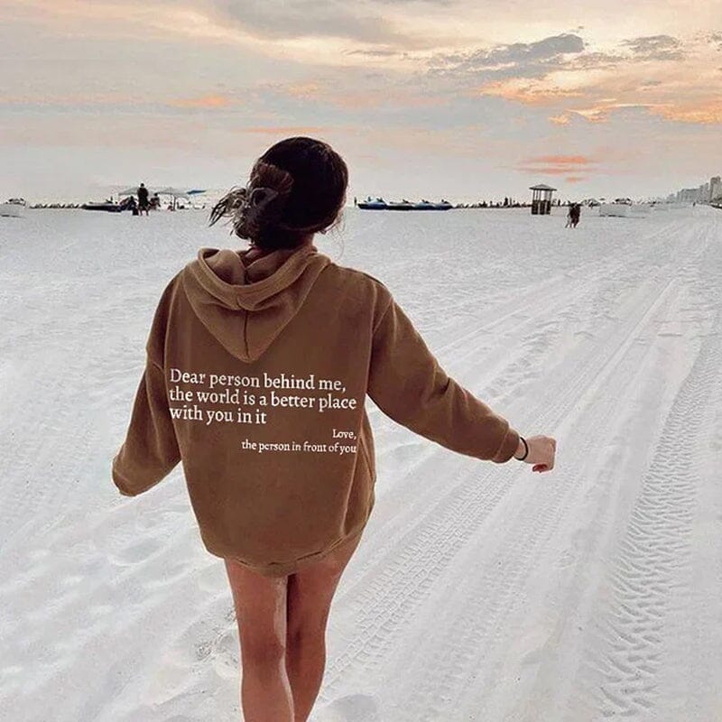 Dear Person Behind Me - Oversized Hoodie