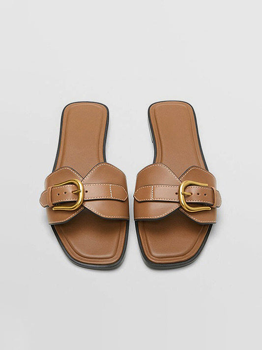 Tanja | Leren Slippers