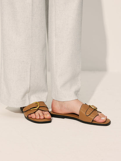 Tanja | Leren Slippers