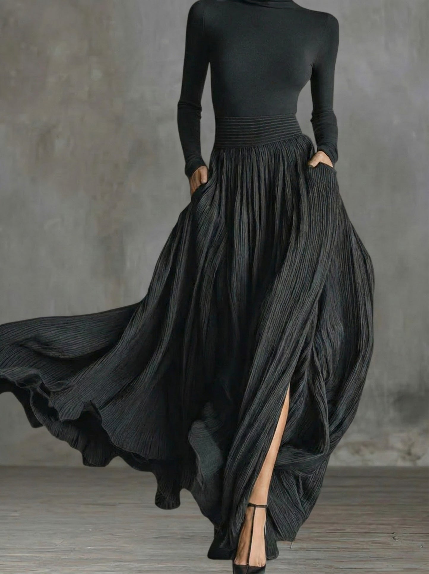 Raquel | High-Waisted Maxi Dress