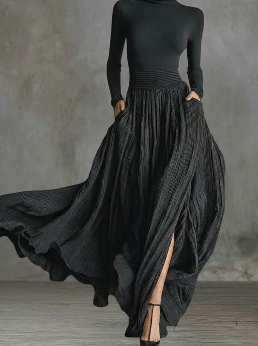 Raquel | High-Waisted Maxi Dress