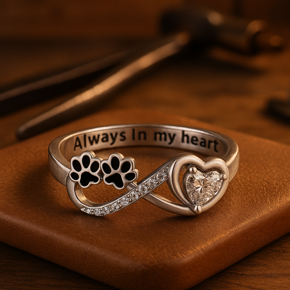Laiseta™ | Fingerprint Ring with Heart and Infinity
