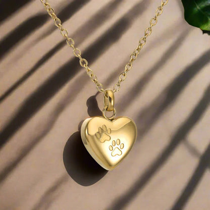Galiana™ | Heart-Shaped Fingerprint Urn Necklace