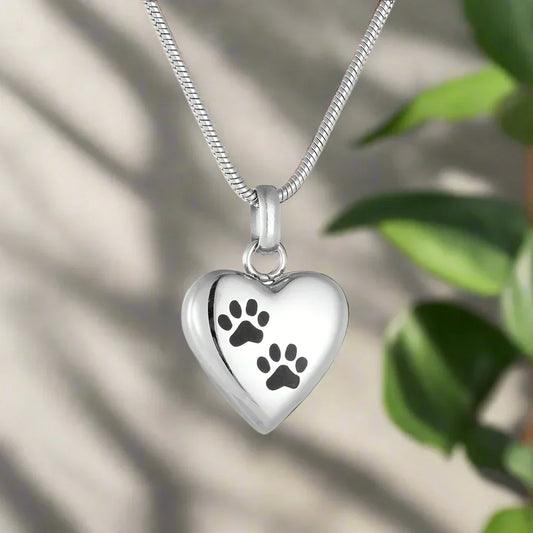 Galiana™ | Heart-Shaped Fingerprint Urn Necklace