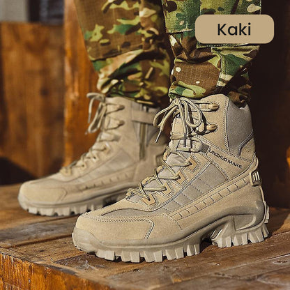 Free Shipping🎁Men's Waterproof Anti-Puncture Work Combat Boots (Durability Enhancement)
