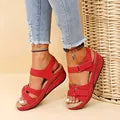 Sandales compensées d'été pour femmes 2023 nouvelle mode chaussures de plage antidérapantes femme légère plate-forme décontractée Sandalias Mujer grande taille 