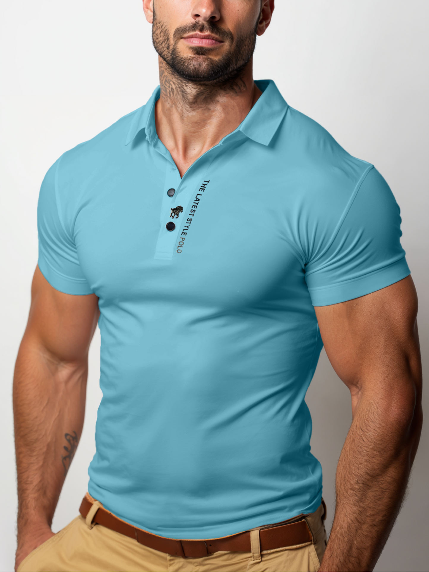 Venetian: Wrinkle-Free Muscle Fit Polo Shirt