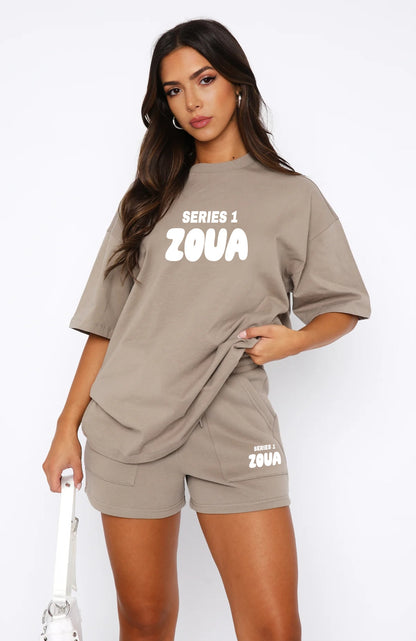 Zoua Cozy Oversized Top w/ FREE Shorts