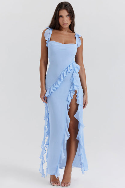 Arielle – Maxikleid mit Rüschen
