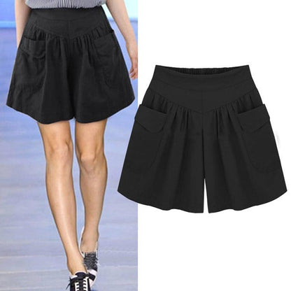 Beach Shorts with Elastic Waistband