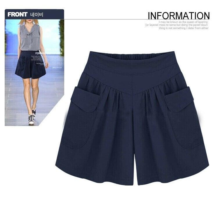 Beach Shorts with Elastic Waistband