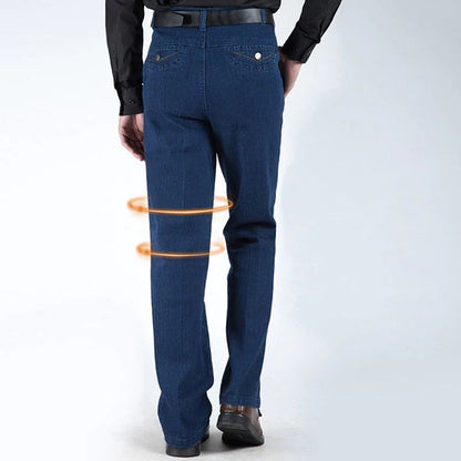 👖Men's High-Waisted Straight Jeans