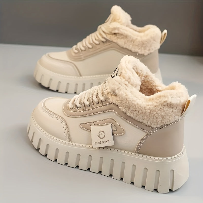 Nova | Women’s Plush-Lined Mid-Top Sneakers