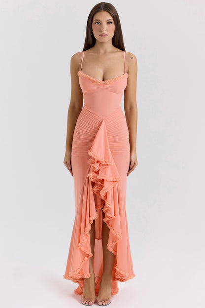 Stella - Ruffled Maxi Dress