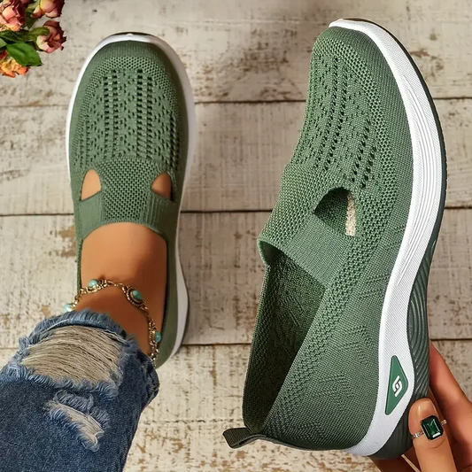 Women's Breathable, Everyday, Slip-On, Orthopedic Walking Sneakers