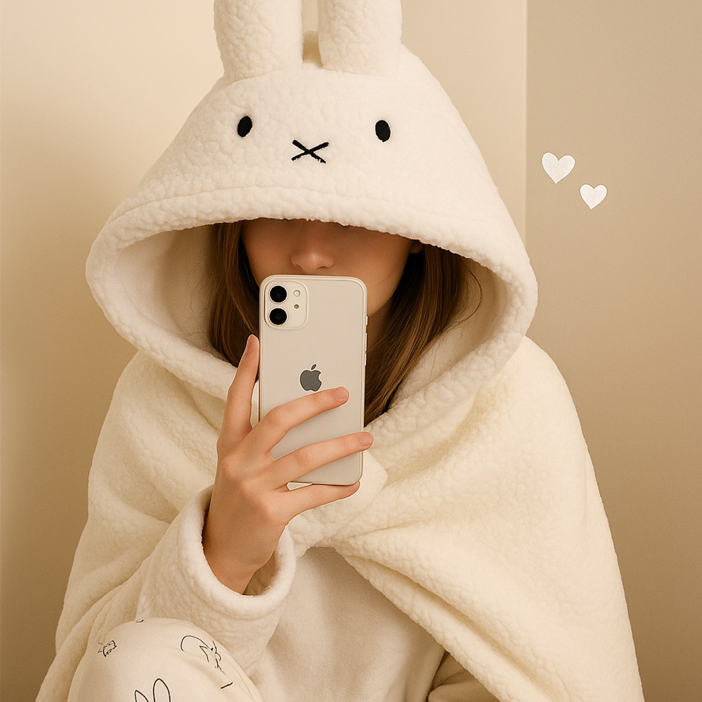 The SnuggleBear Hoodie Cape
