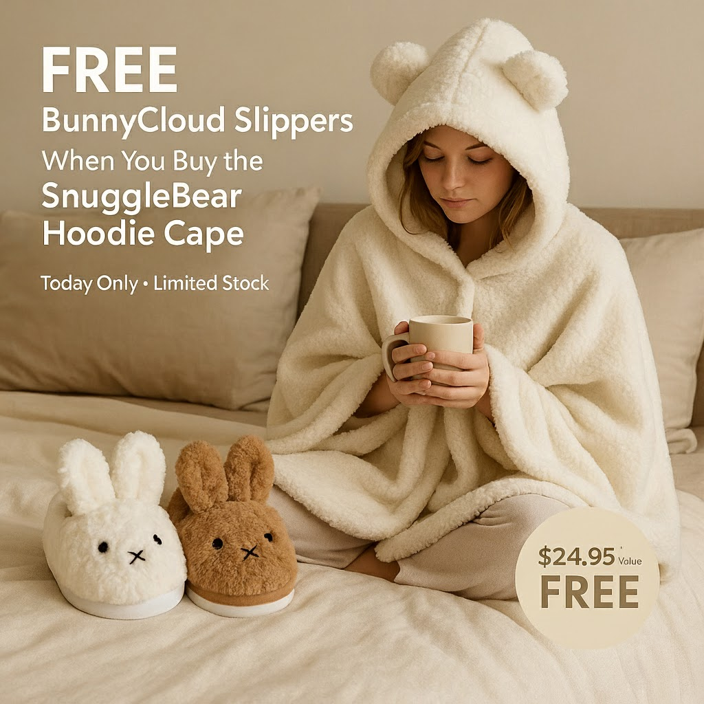 The SnuggleBear Hoodie Cape