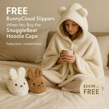 The SnuggleBear Hoodie Cape