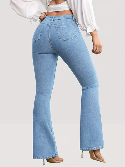 CurveLift | High-Waist Stretch Flare Jeans