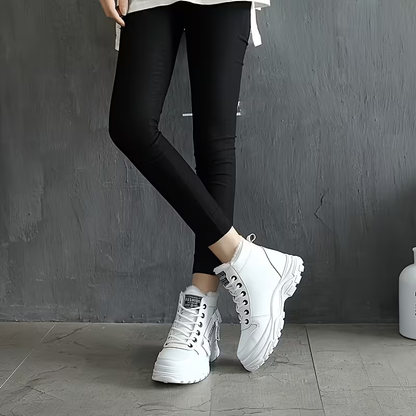 LunaStep | Plush-Lined Platform Ankle Boots