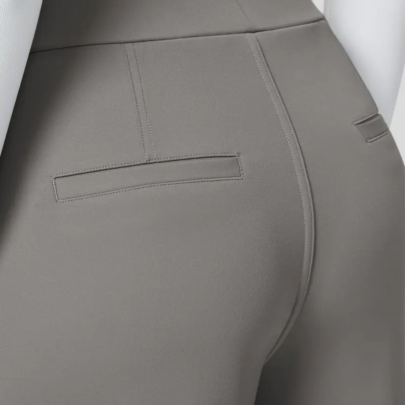 Alba | High-Waisted Straight-Leg Trousers