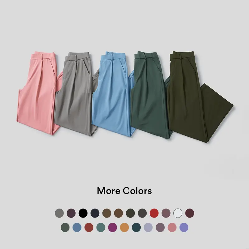 Alba | High-Waisted Straight-Leg Trousers