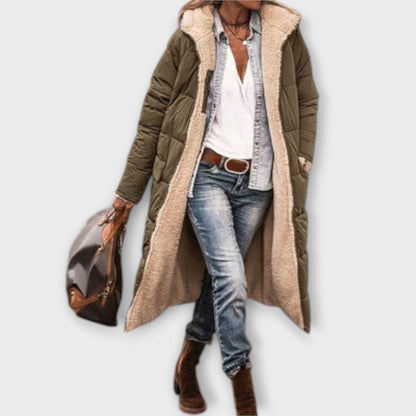 Noelle | Cozy Faux Fur Lined Winter Coat