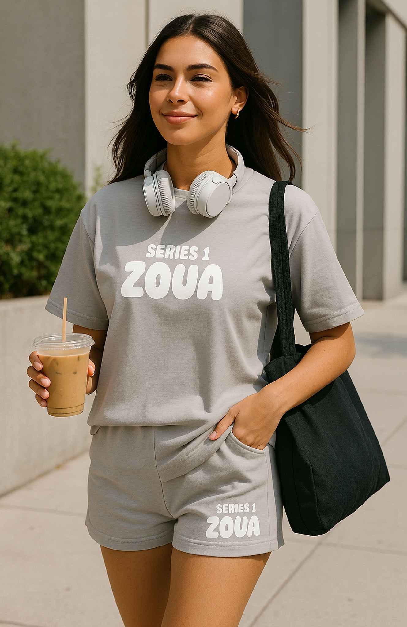 Zoua Cozy Oversized Top w/ FREE Shorts