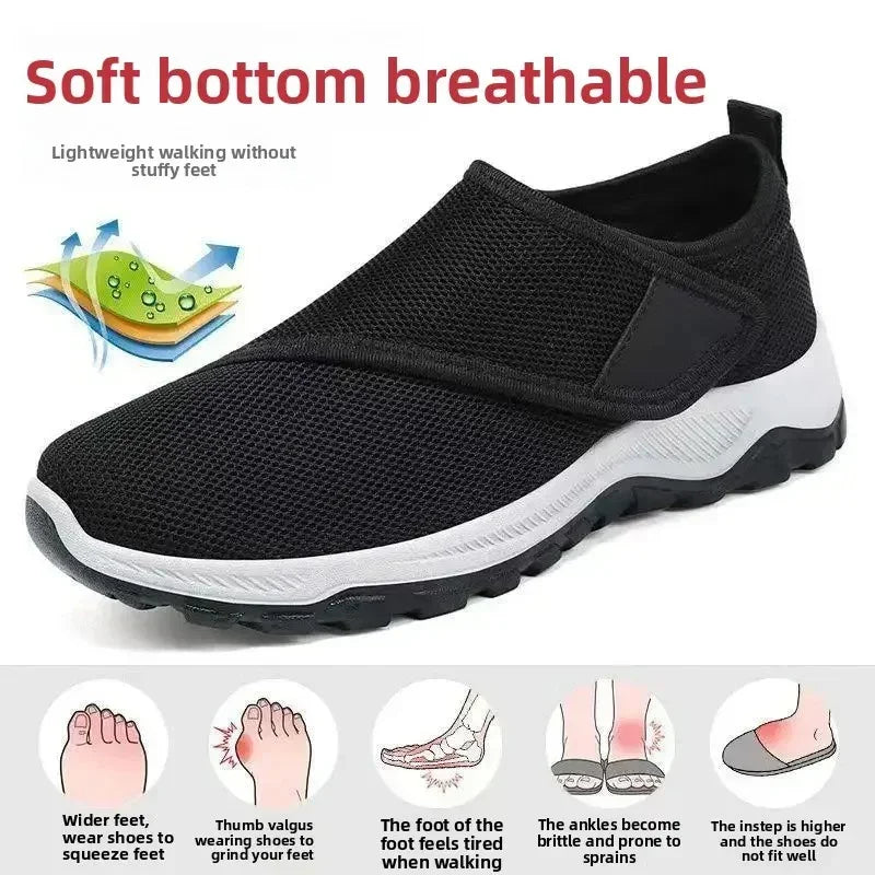 Aeris Wide-Fit Velcro Sneakers