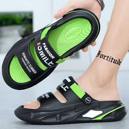 Sandals with a Thick Sole and a Soft Feel