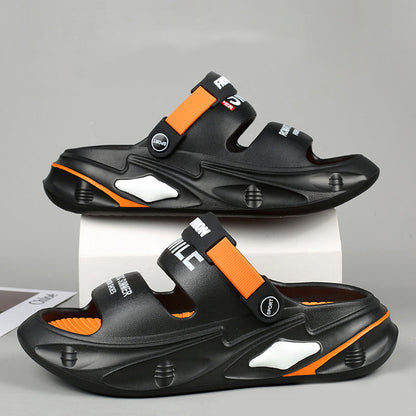 Sandals with a Thick Sole and a Soft Feel