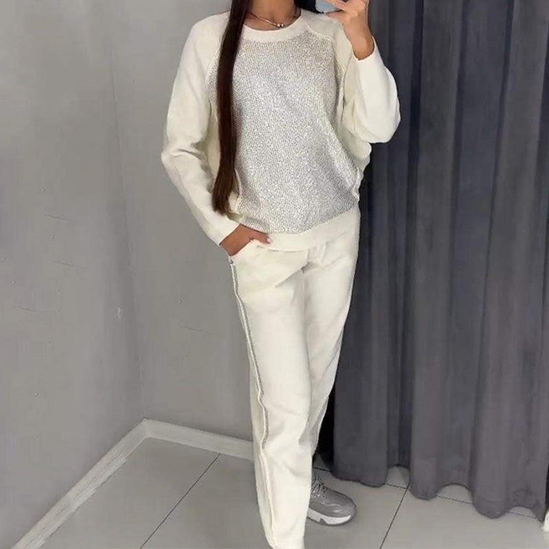 💝Women's Sweatshirt and Two-Piece Set with Crystal Brocade