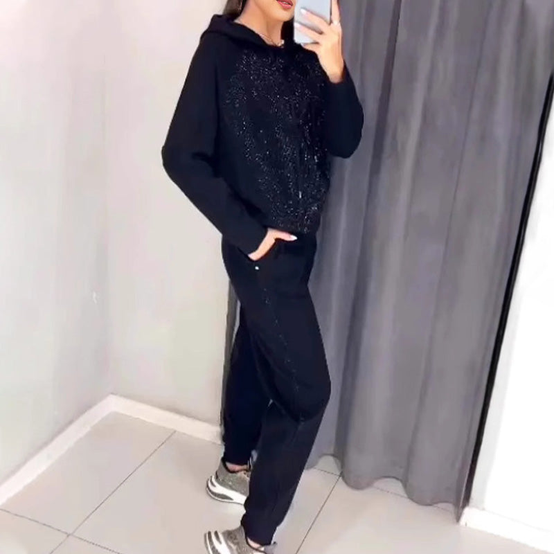 💝Women's Sweatshirt and Two-Piece Set with Crystal Brocade