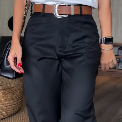 MATHILDA | STRIPED SUIT PANTS