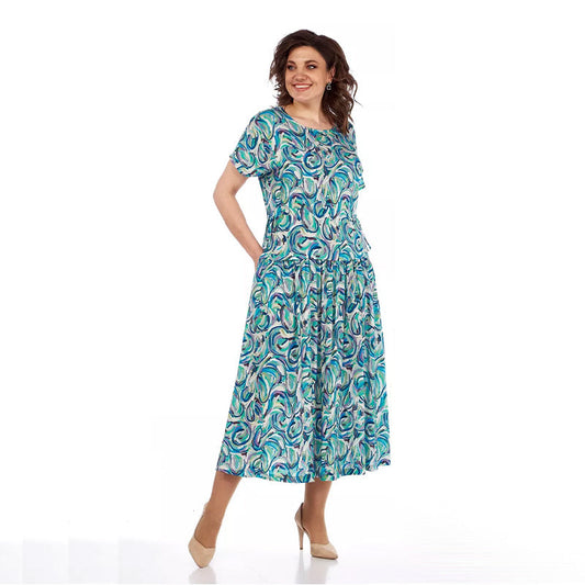 【S-4XL】🏖️Summer Colorful Chiffon Dress