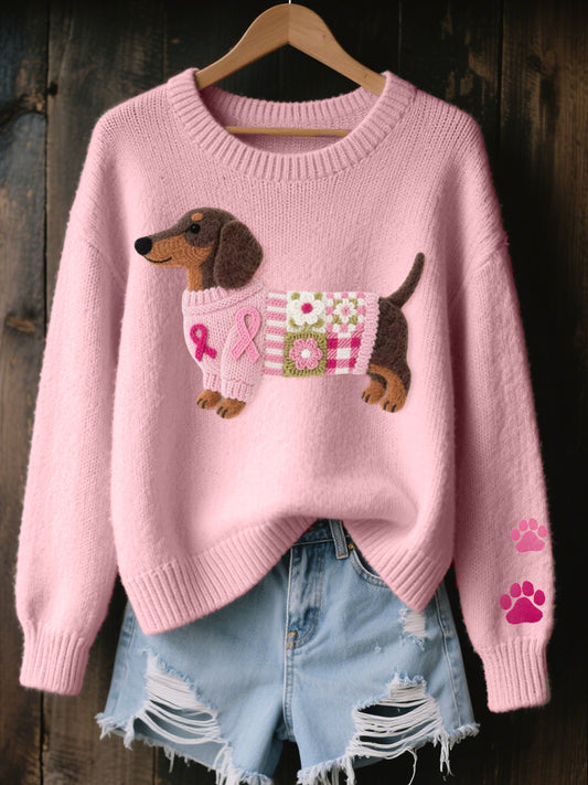 Amira™ – Cozy Patchwork Sweater