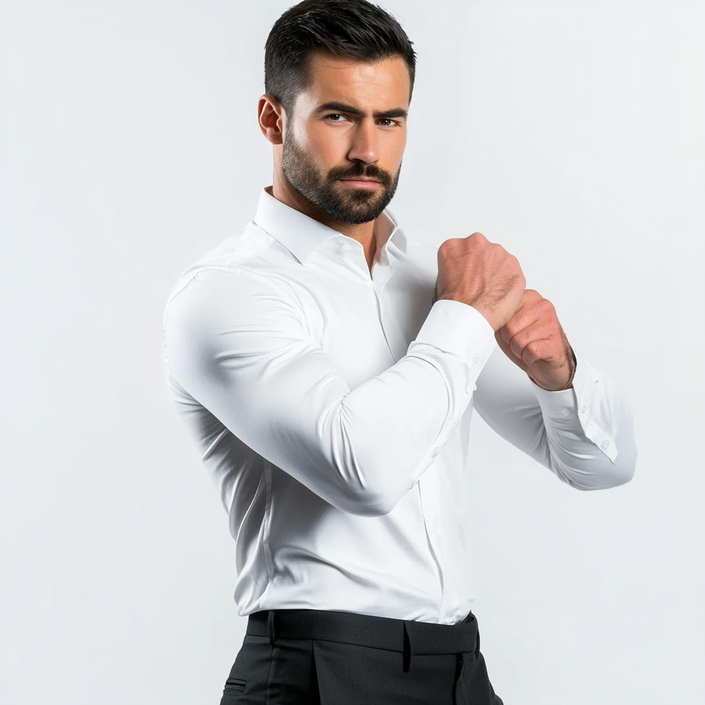 Wrinkle-Resistant, Fitted Shirt