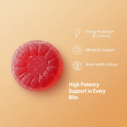 HV Raspberry B12 Gummies – Your Daily Little Boost