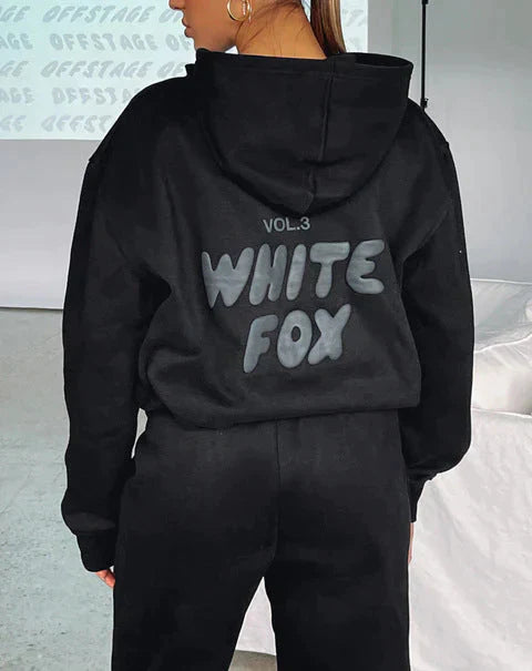 White Fox Hoodie w/ FREE Sweat Pants – Zoua